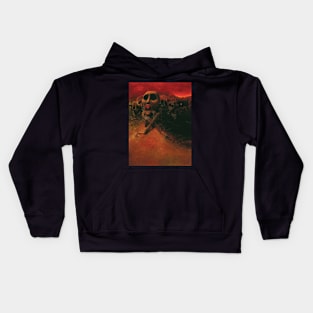 Beksinski - The Hill by the brilliant Polish artist Kids Hoodie